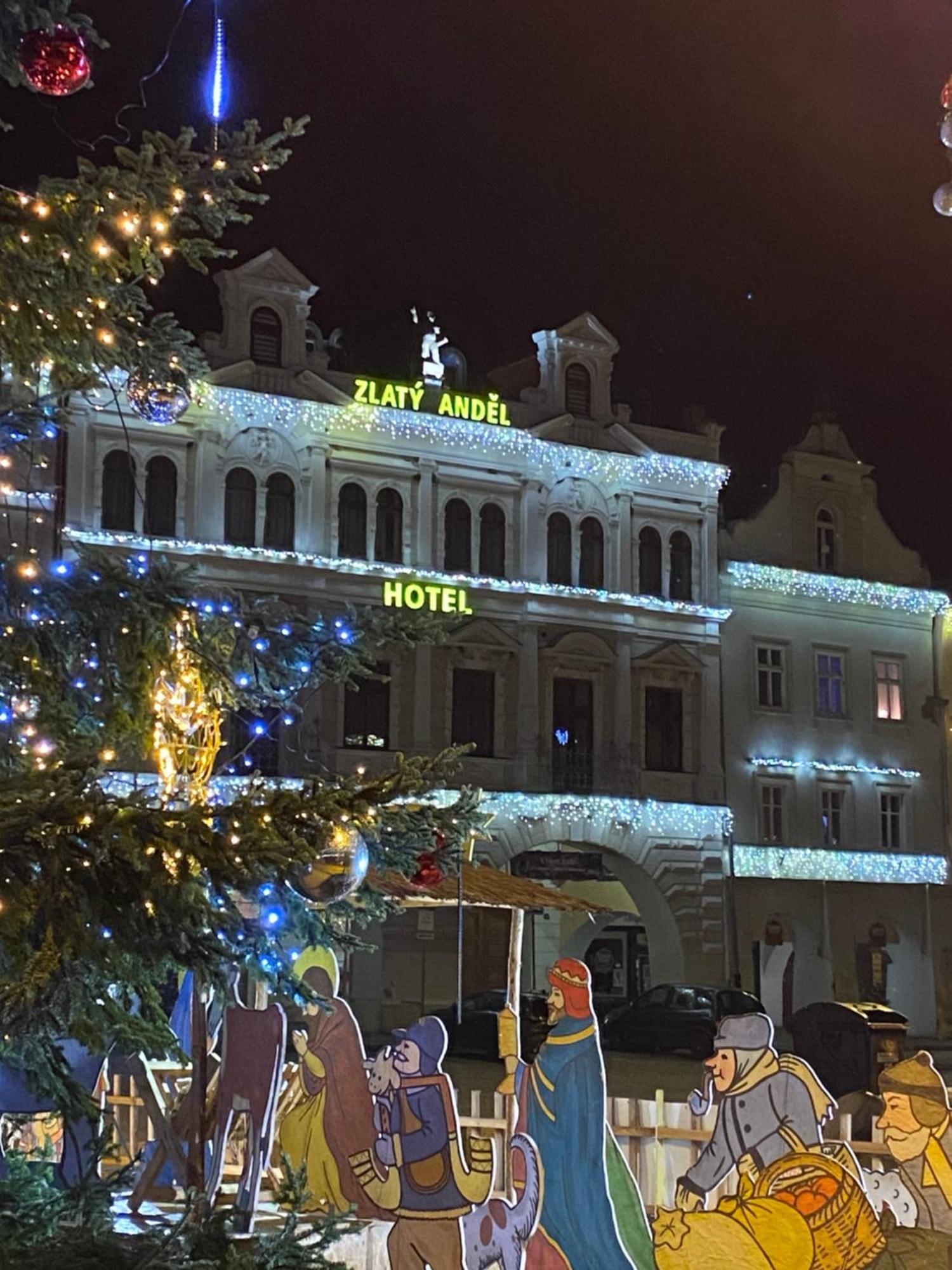 Hotel Zlaty Andel Žatec Exterior foto